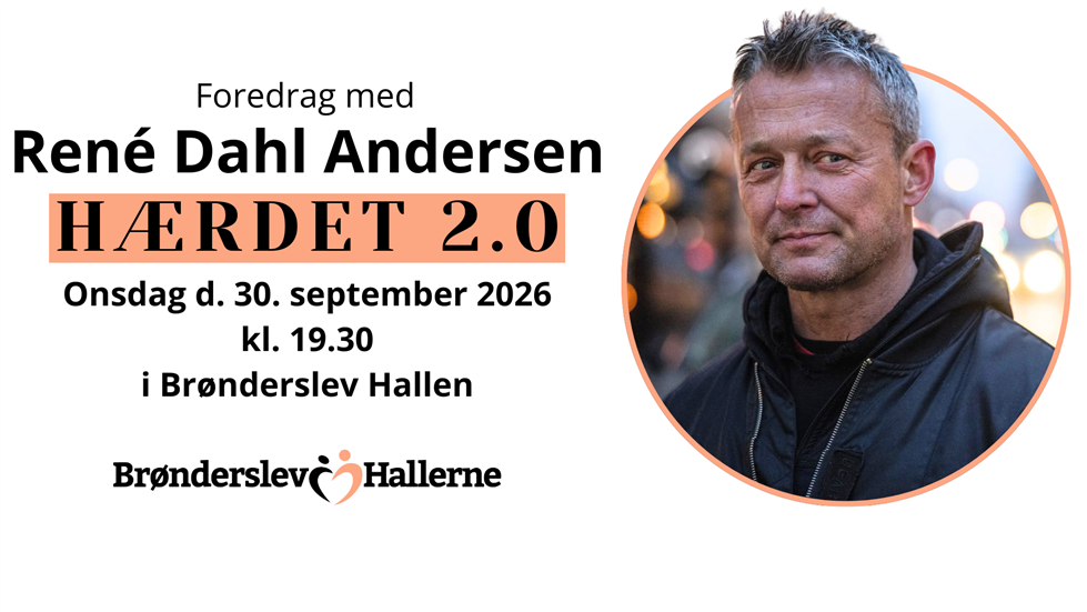 Foredrag med René Dahl Andersen - kr. 225,-